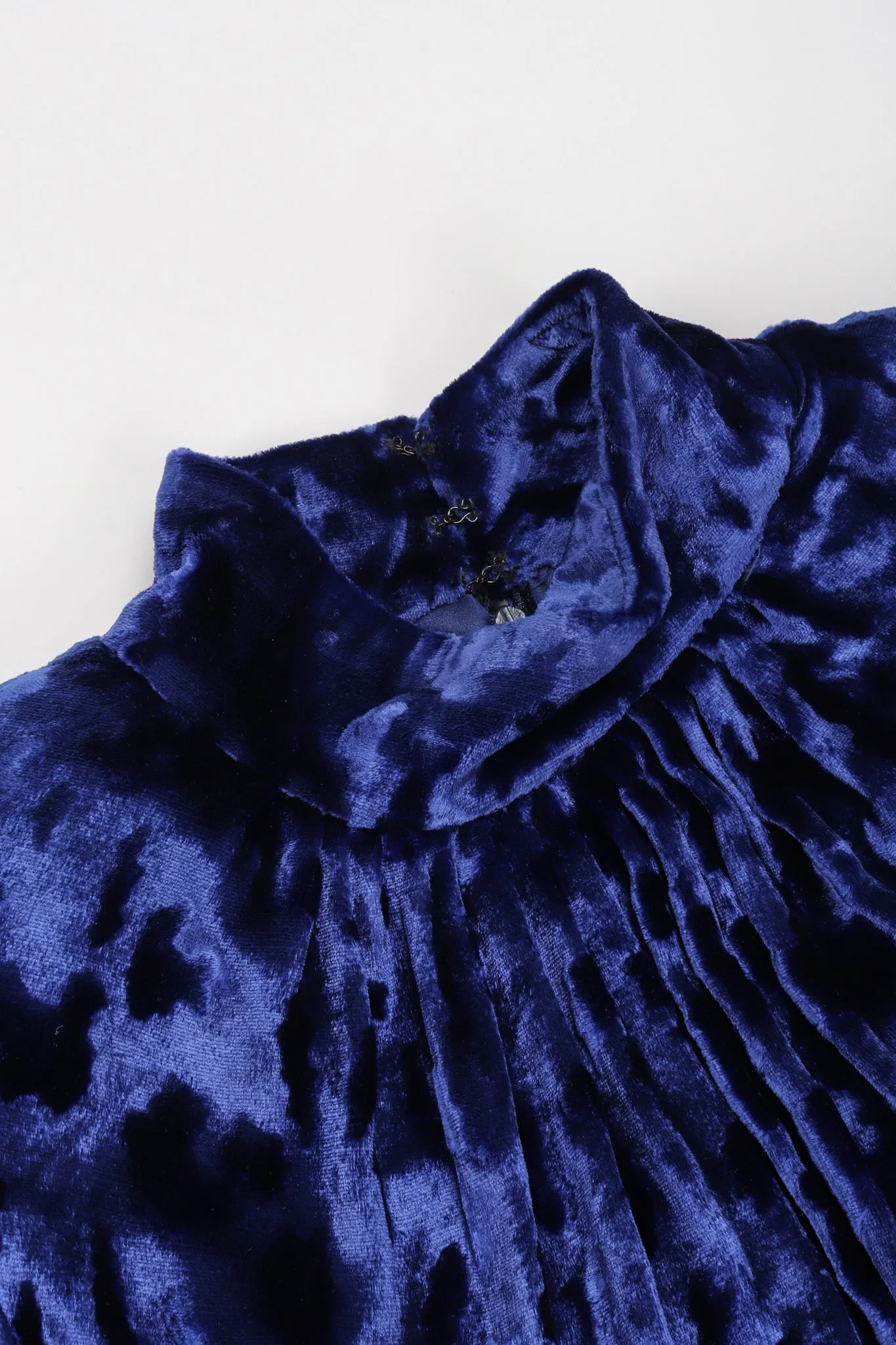 Blue Velvet Cheetah Dress